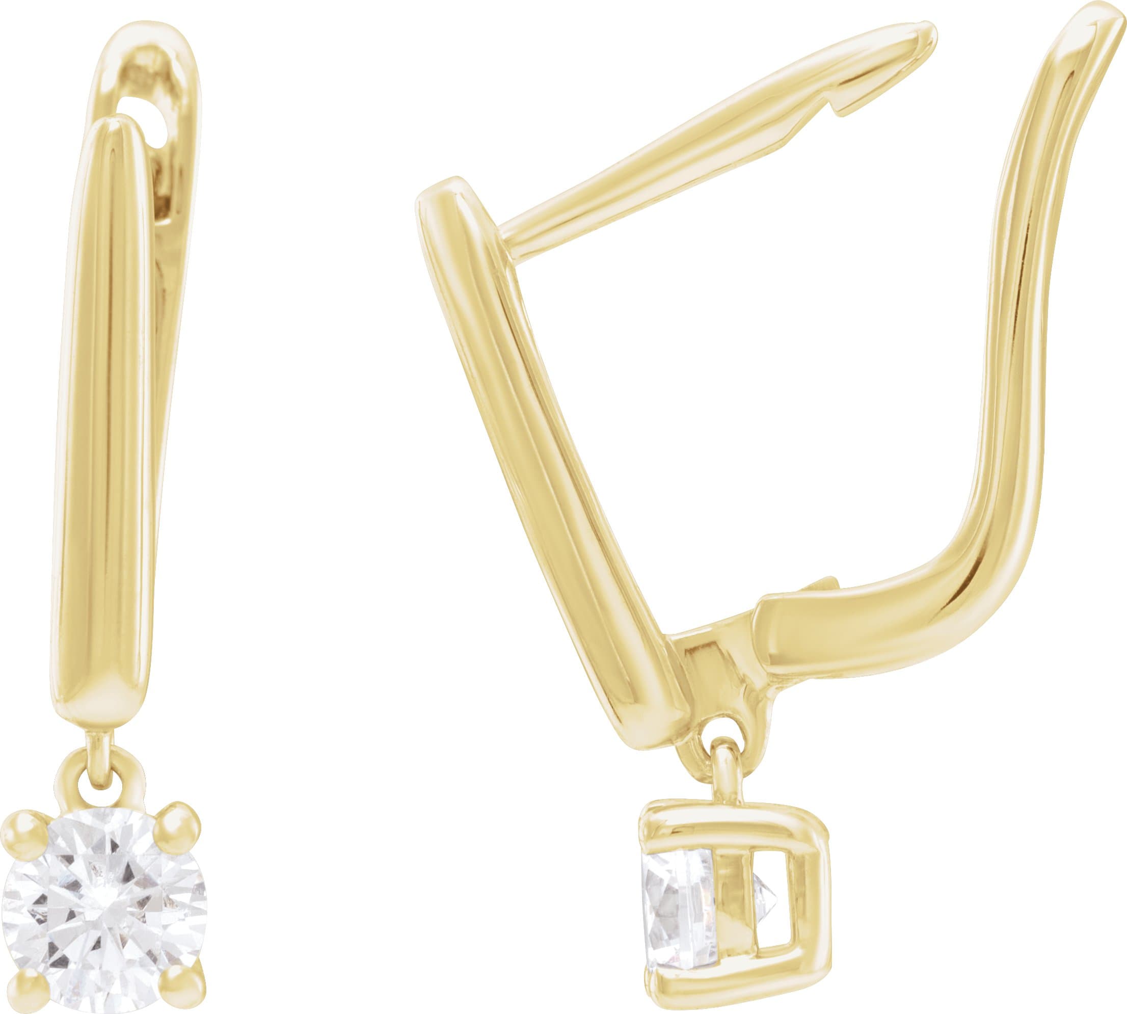 Lab-Grown Diamond Earrings view 2