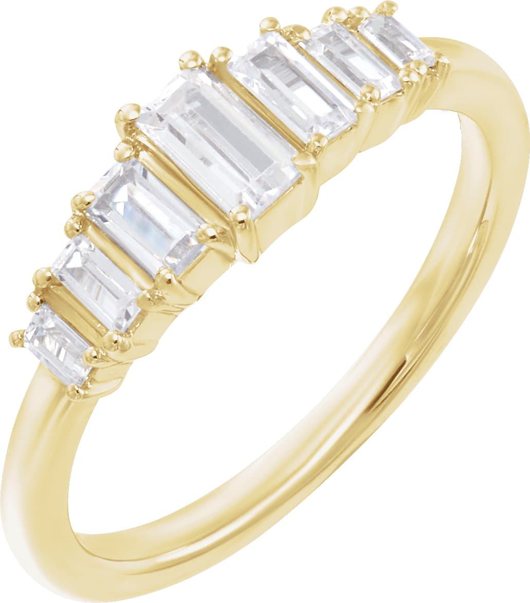 14K Rose 1/2 CTW Lab-Grown Diamond Ring