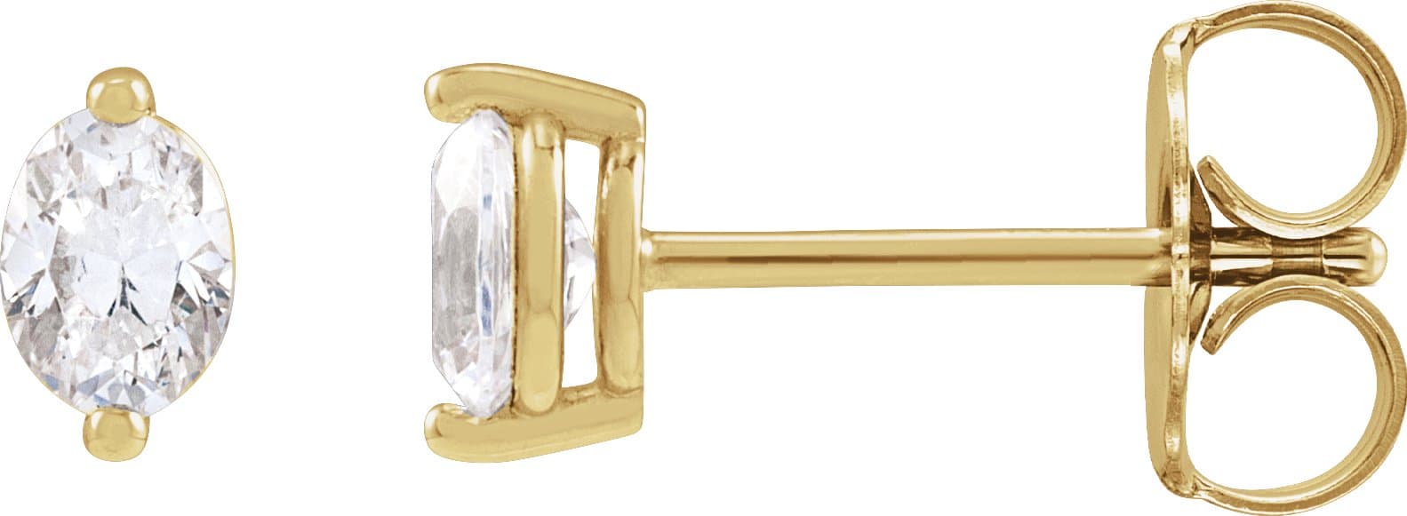 14K Rose 1/2 CTW Natural Diamond Stud Earrings