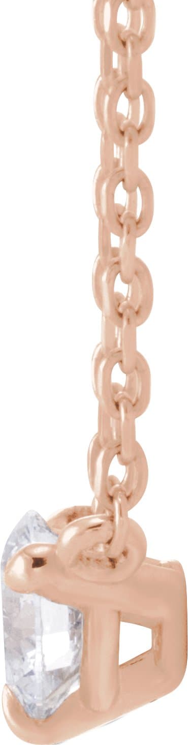 Solitaire Necklace view 2