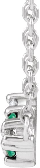 Accented Bar Necklace or Center view 2
