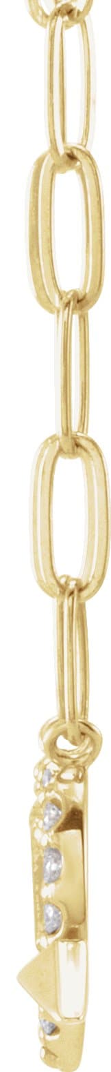 Accented Heart & Arrow Necklace view 2