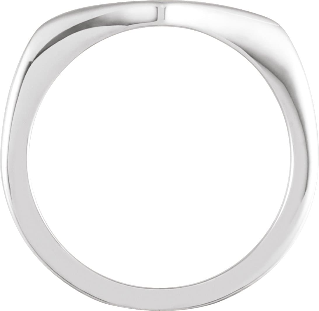 Geometric Signet Ring view 2