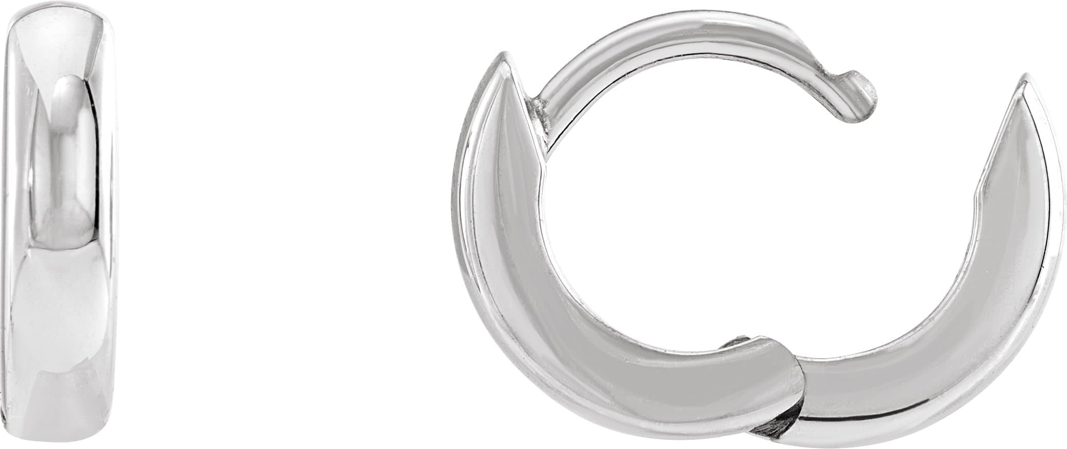 Hinged Hoop Earrings view 2