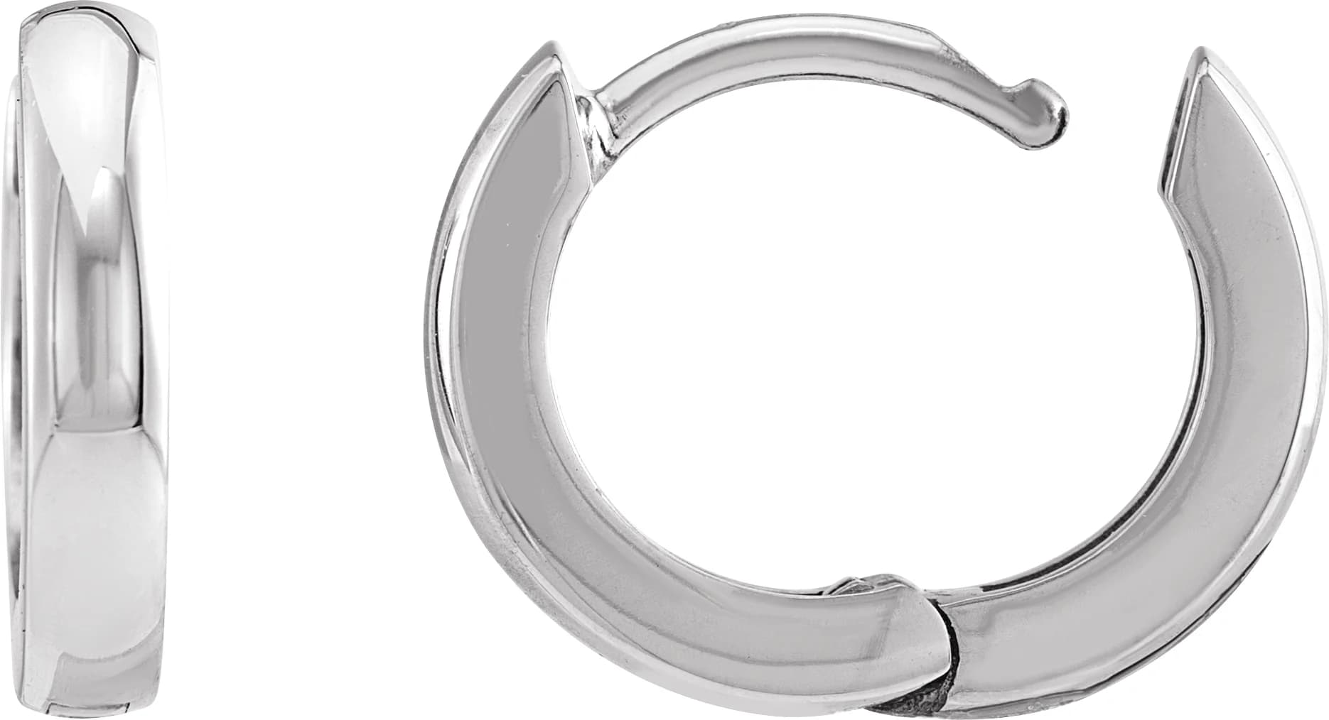 Huggie Hoop Earrings, view 4