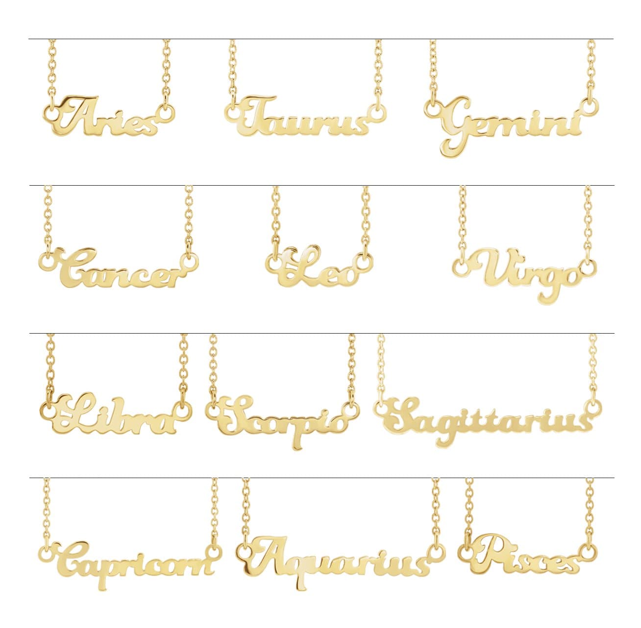 Zodiac Necklace view 2
