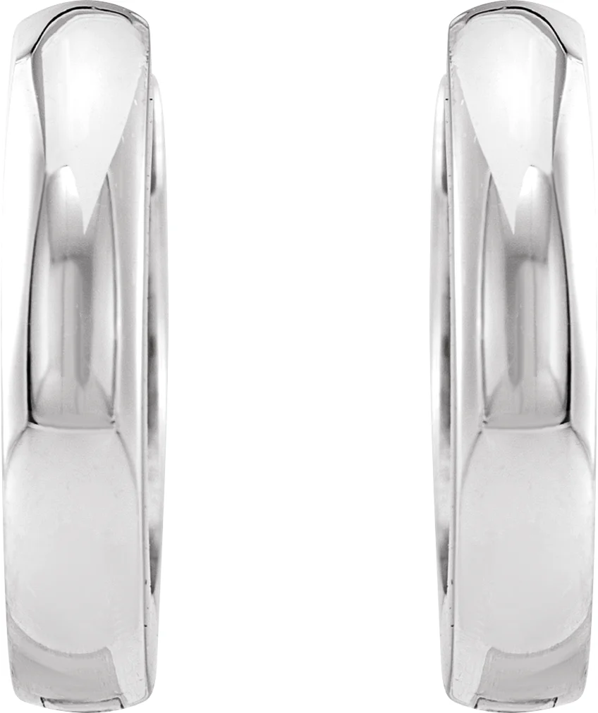 Huggie Hoop Earrings, view 3