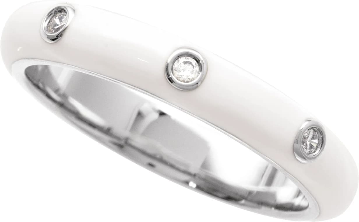 Enamel Stackable Ring, view 4