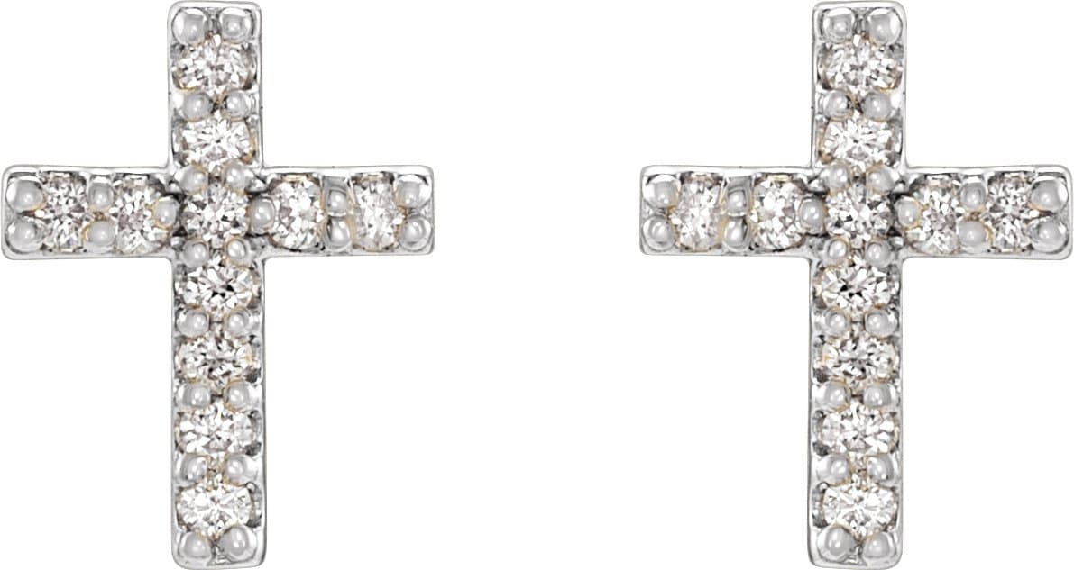 Cross Earrings view 2