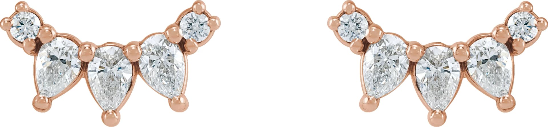 Curved Bar Earrings — view 3