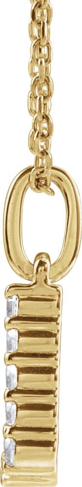 Accented Initial Necklace view 3