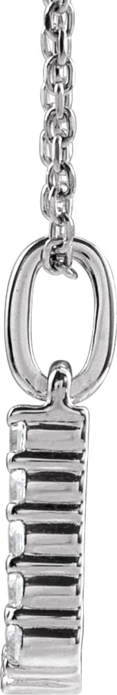 Accented Initial Necklace, view 4