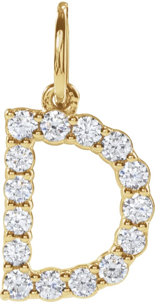 Accented Initial Necklace