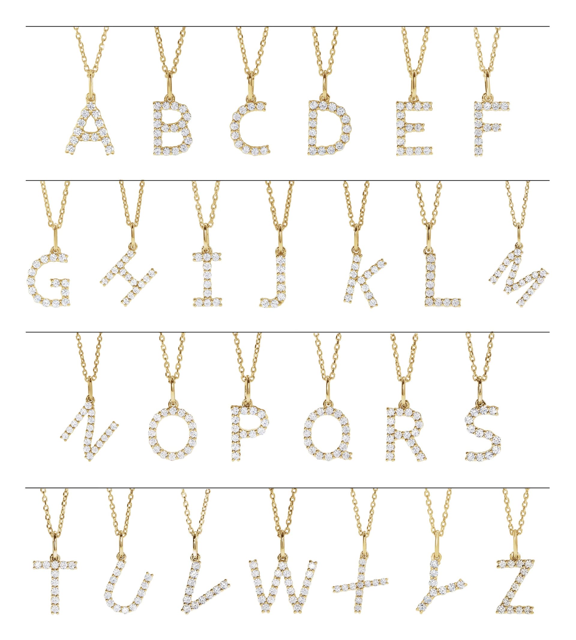 Accented Initial Necklace view 2