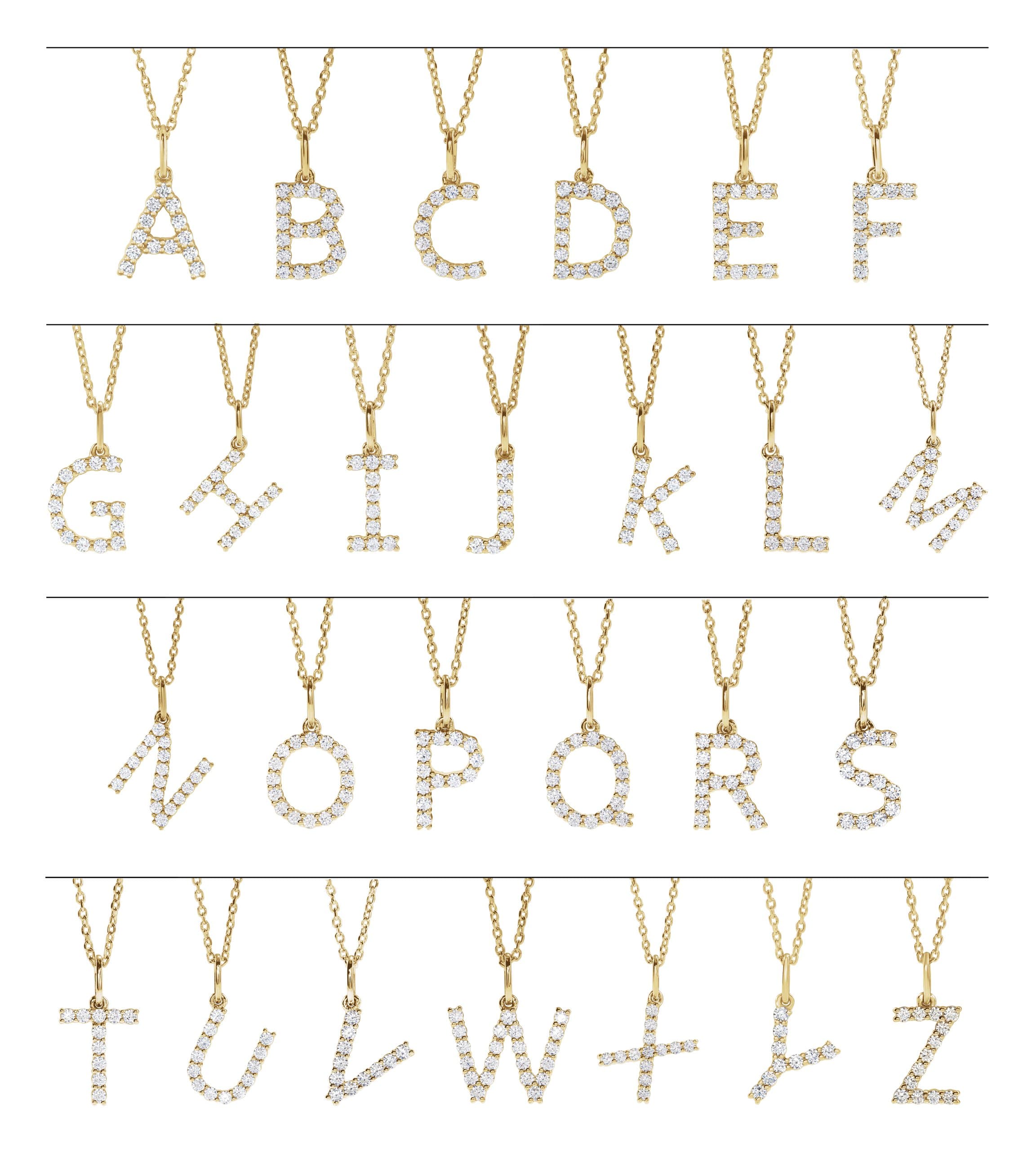Accented Initial Necklace view 2