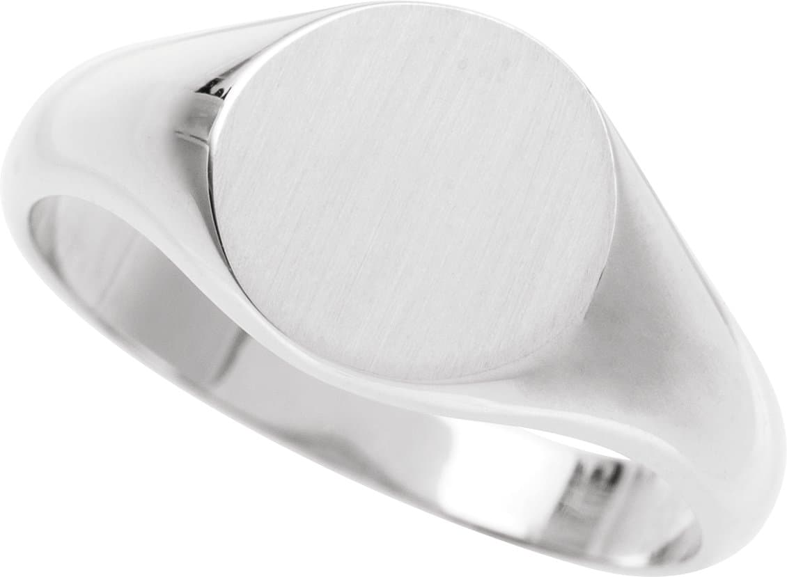 Round Signet Ring view 3