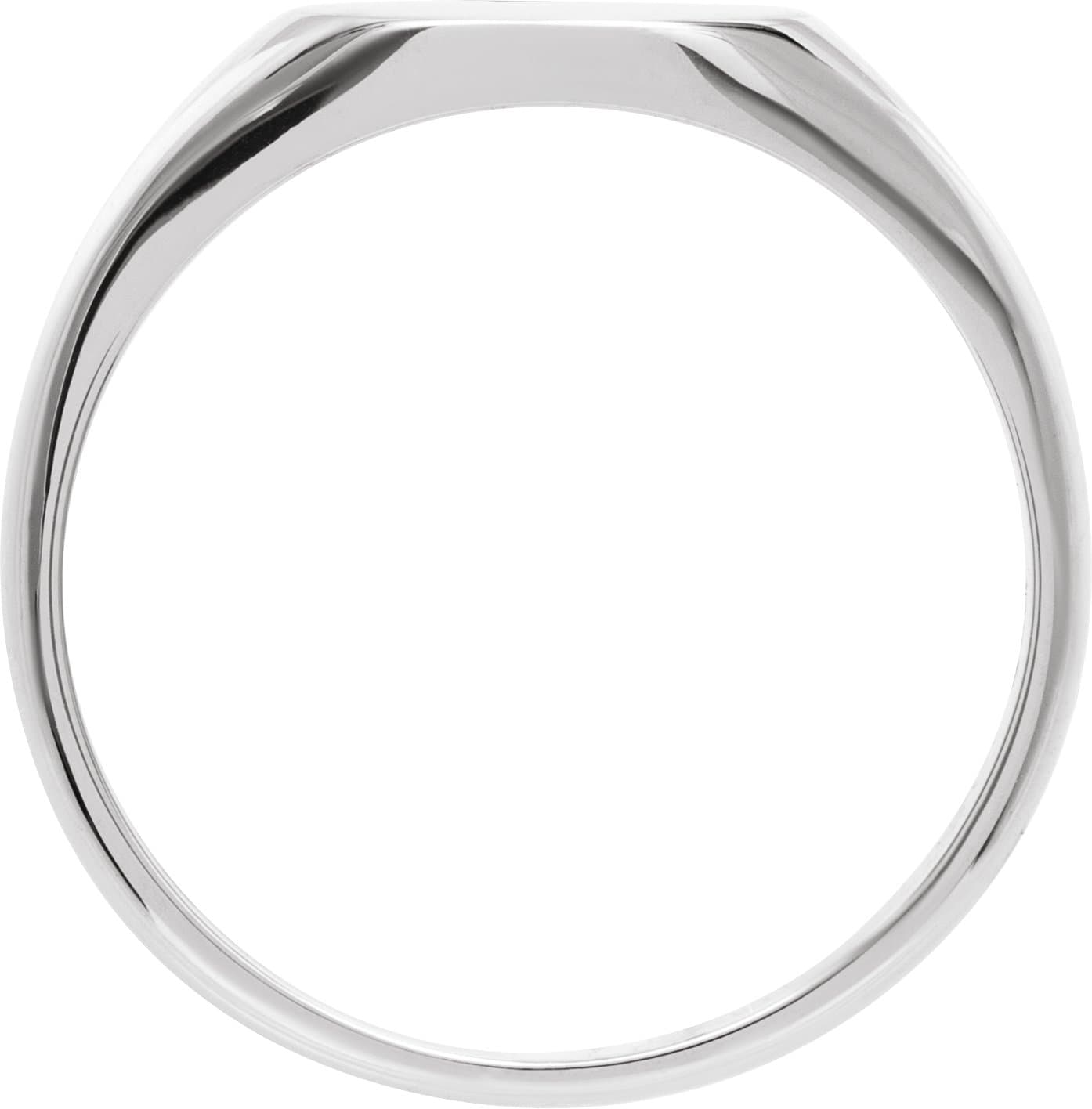 Round Signet Ring view 2
