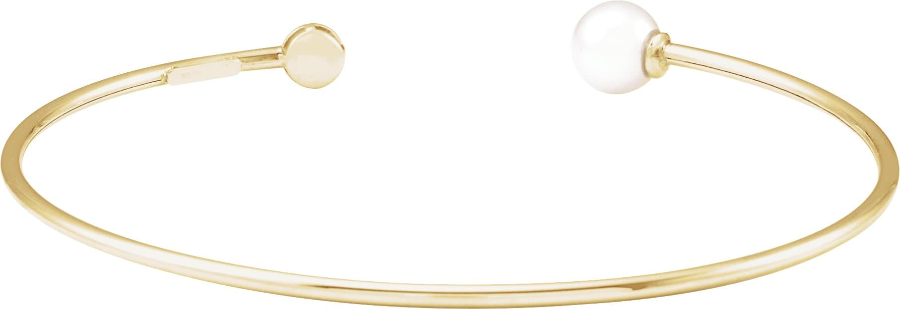 Accented Pearl Cuff Bracelet view 3