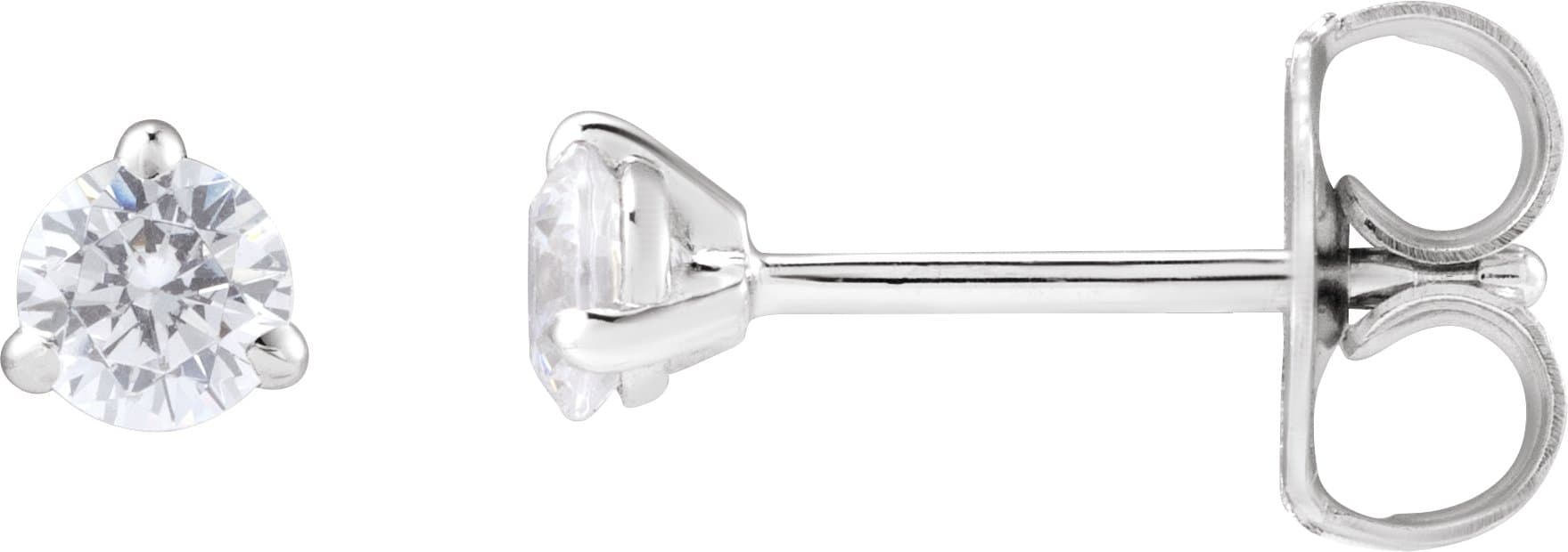 14K Rose 1 CTW Lab-Grown Diamond Cocktail-Style Stud Earrings