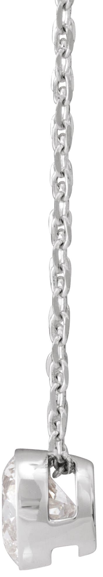 Solitaire Necklace view 2