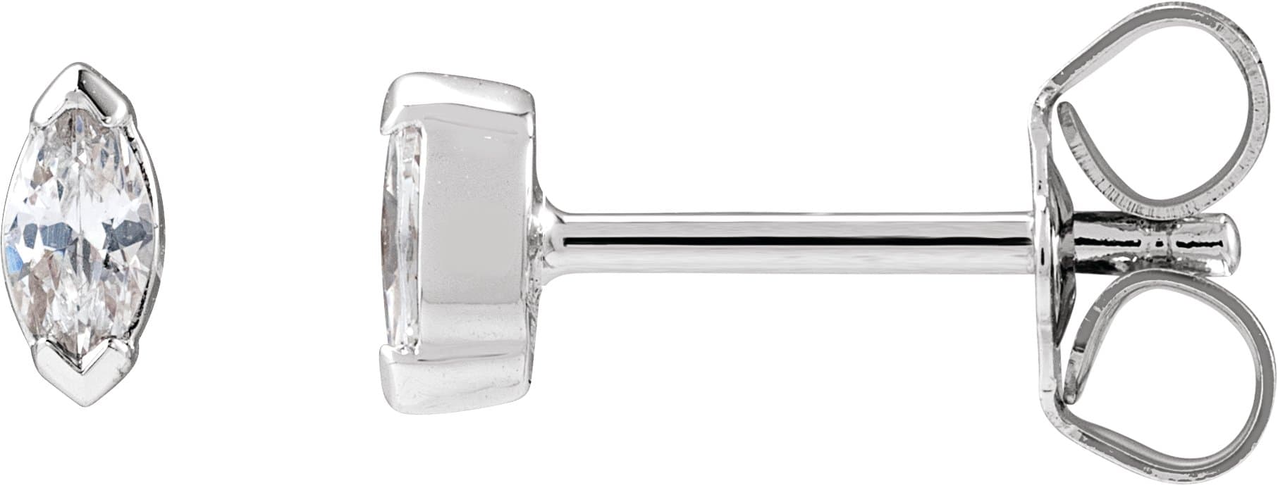 14K Rose 1/2 CTW Lab-Grown Diamond Stud Earrings