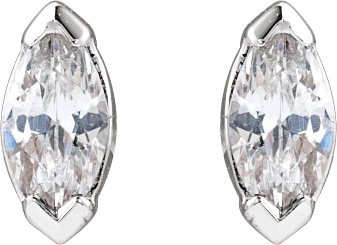 Lab-Grown Diamond Stud Earrings view 2