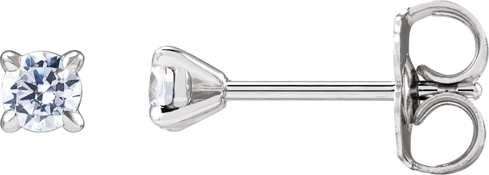 14K Rose 1 CTW Lab-Grown Diamond Cocktail-Style Stud Earrings