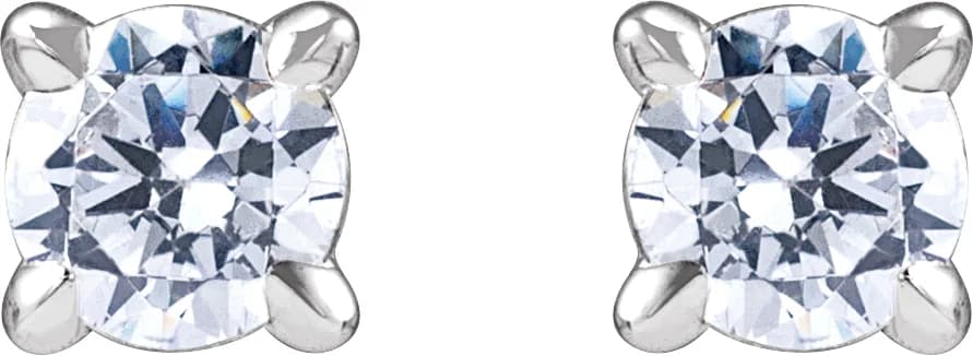 Lab-Grown Diamond Stud Earrings, view 3