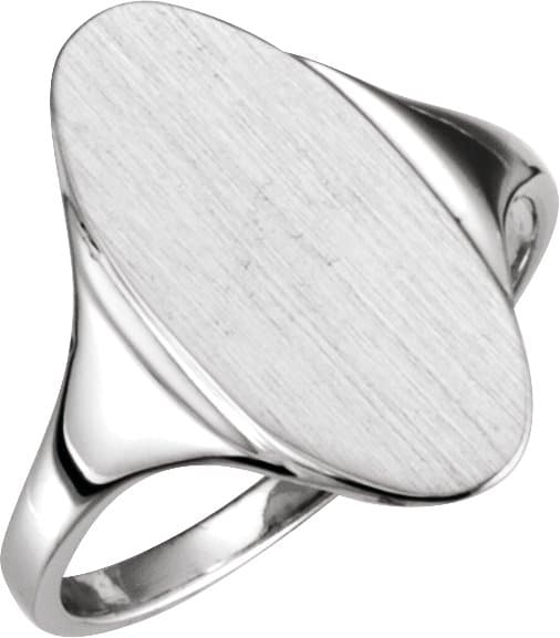 Oval Signet Ring view 3
