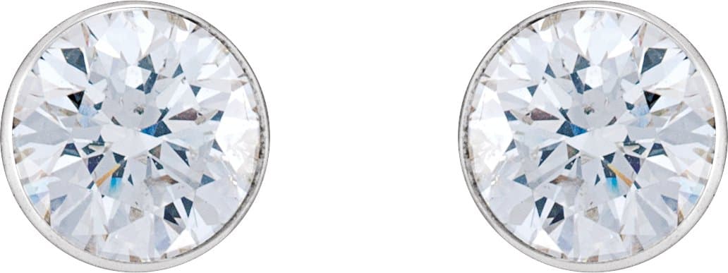 Round Ultra-Lightweight Stud Earrings view 2