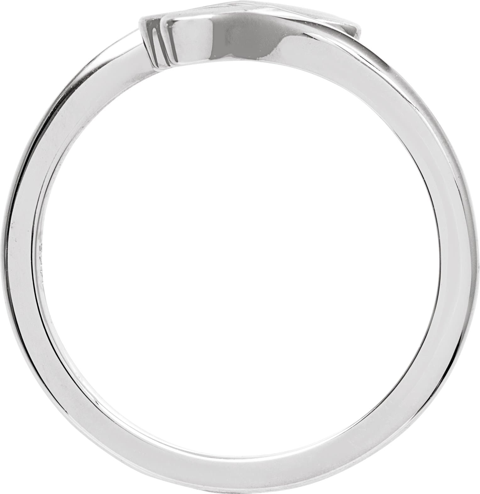 Engravable Heart Bypass Ring view 2