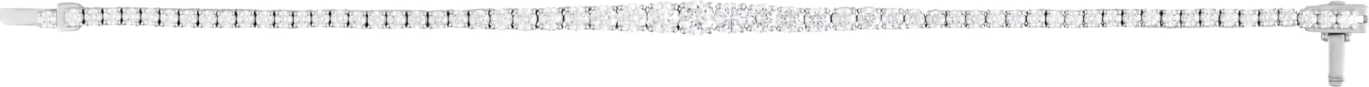 Lab-Grown Diamond Line Bracelet, view 3