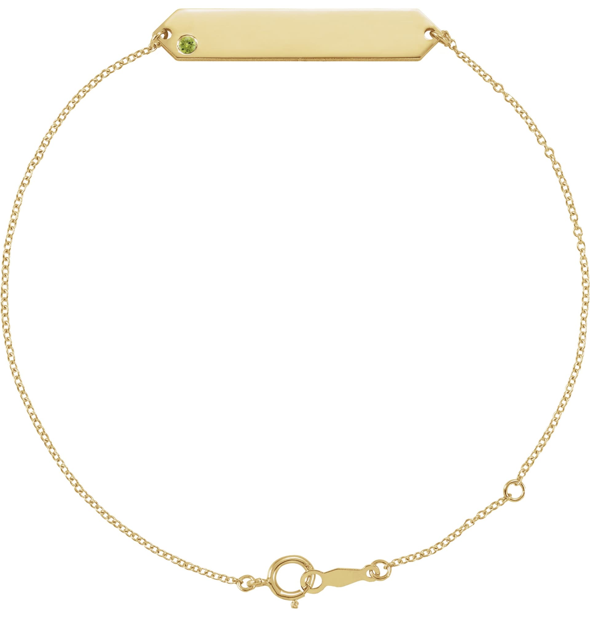 14K Rose .03 CT Natural Diamond Geometric 7-8" Bracelet