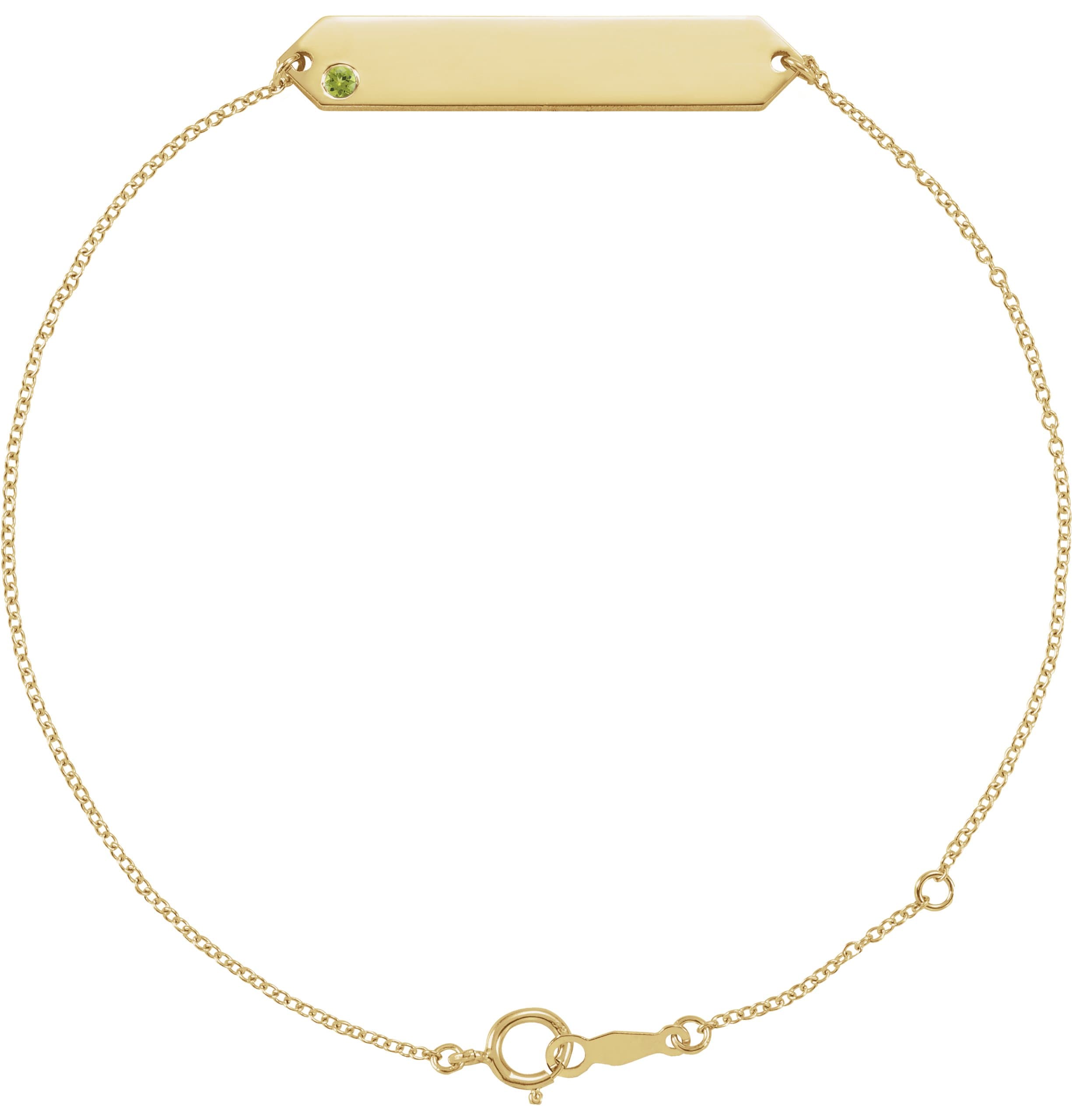 14K Rose .03 CT Natural Diamond Geometric 7-8" Bracelet