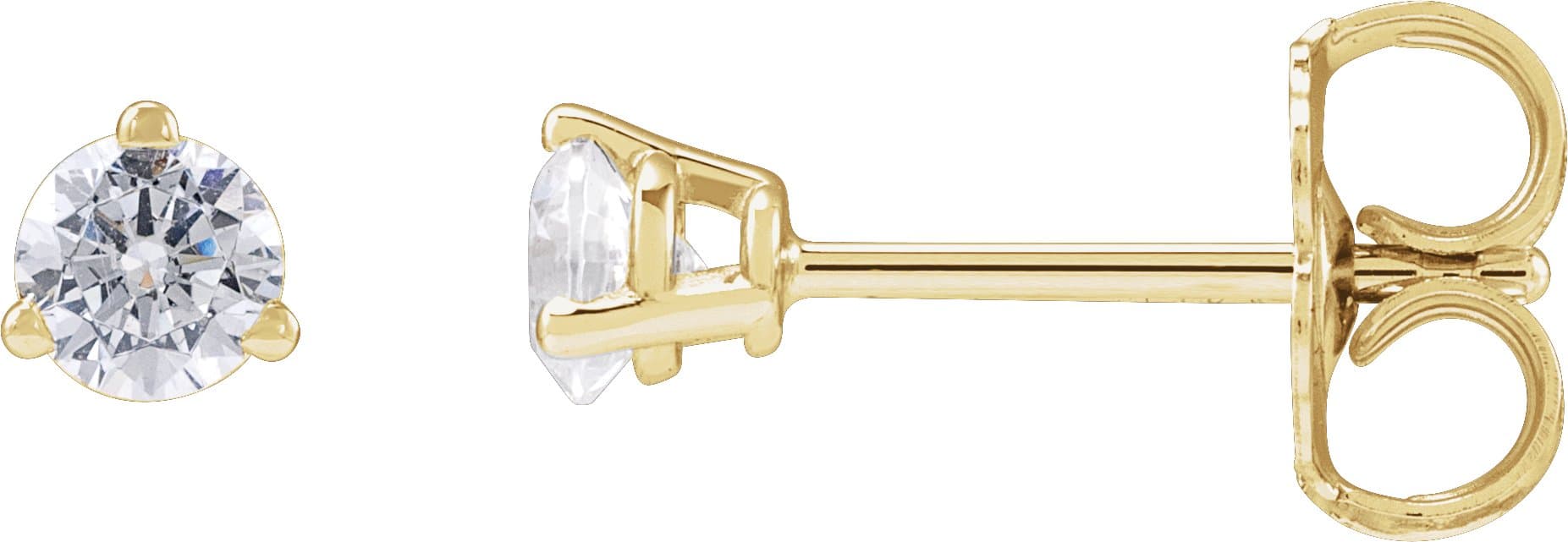 14K Rose 1 CTW Lab-Grown Diamond Stud Earrings
