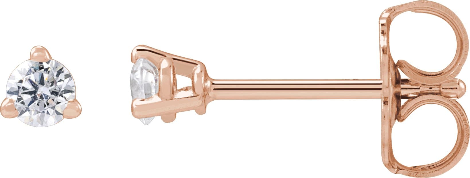 14K Rose 1 CTW Lab-Grown Diamond Stud Earrings