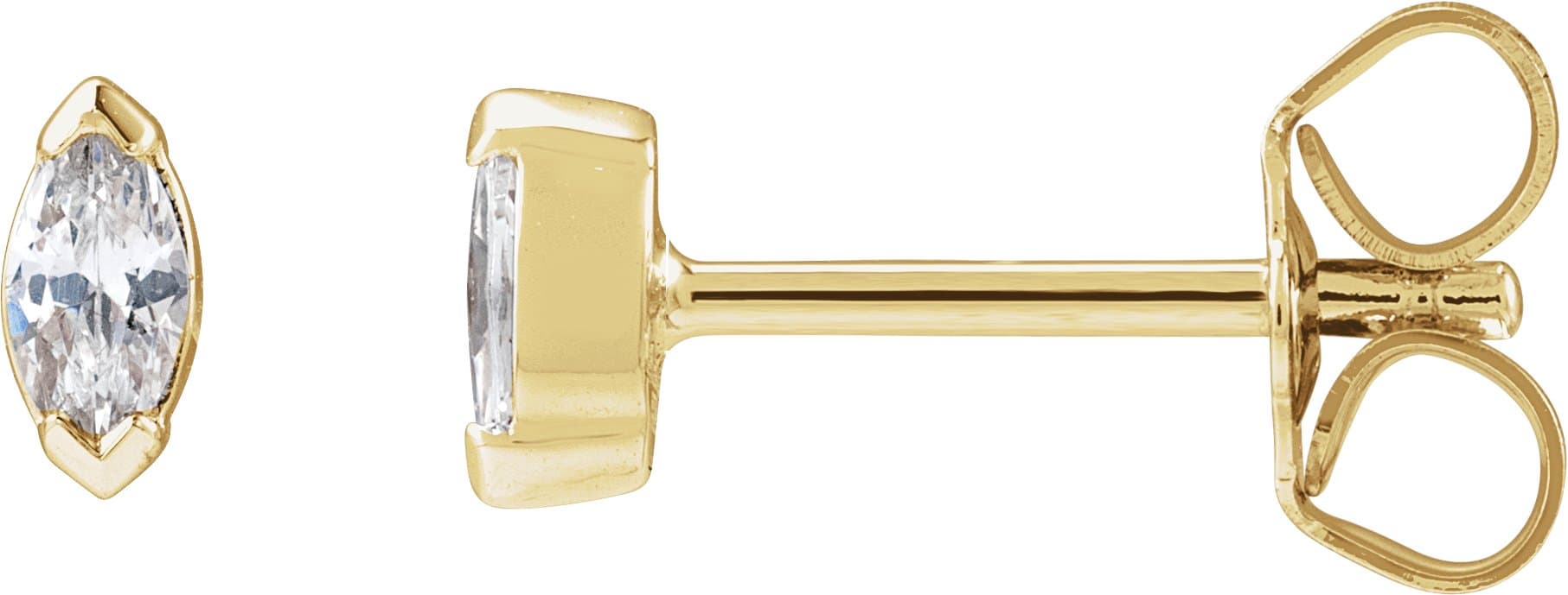 14K Rose 1/2 CTW Lab-Grown Diamond Stud Earrings