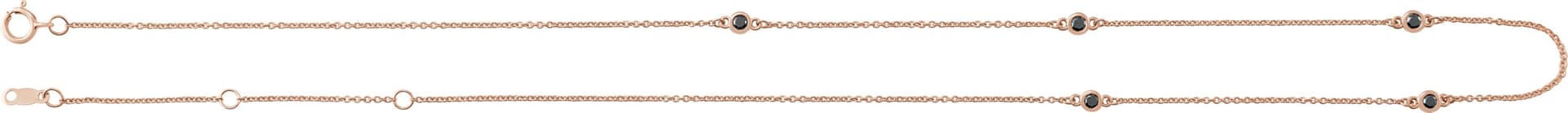 Bezel-Set Station Necklace view 2