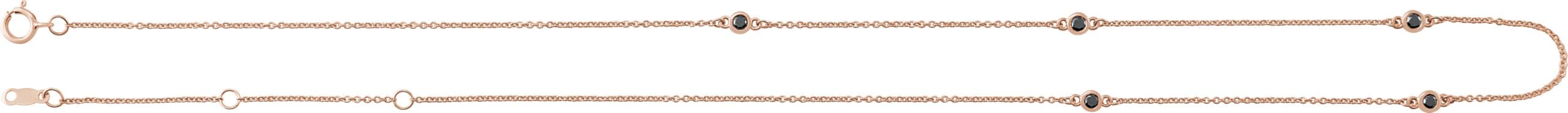 Bezel-Set Station Necklace view 2