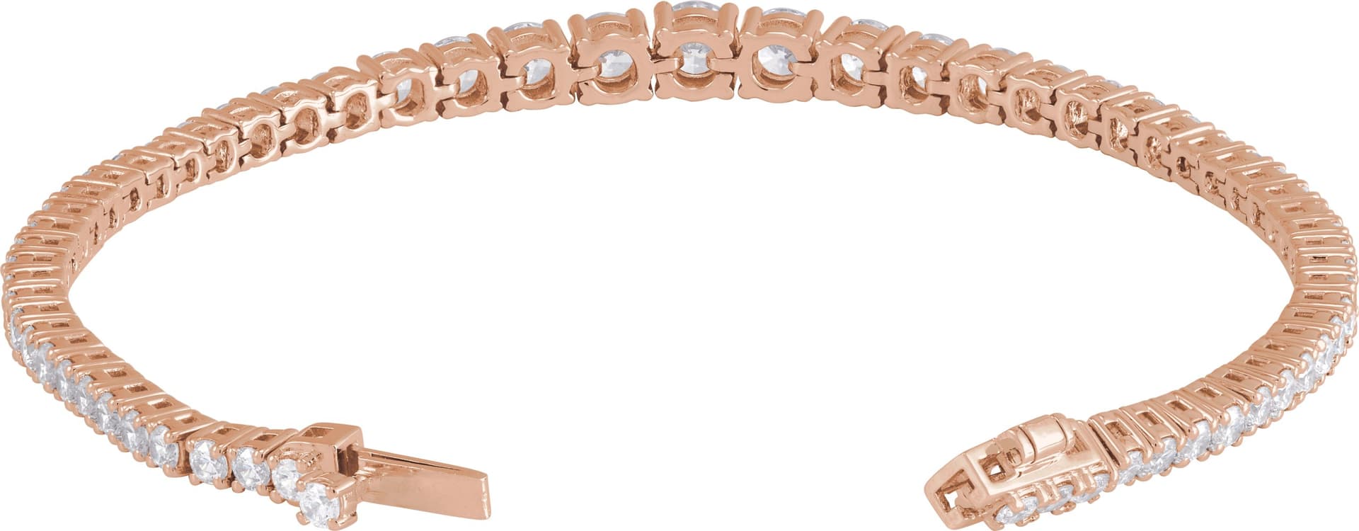 Lab-Grown Diamond Line Bracelet view 3