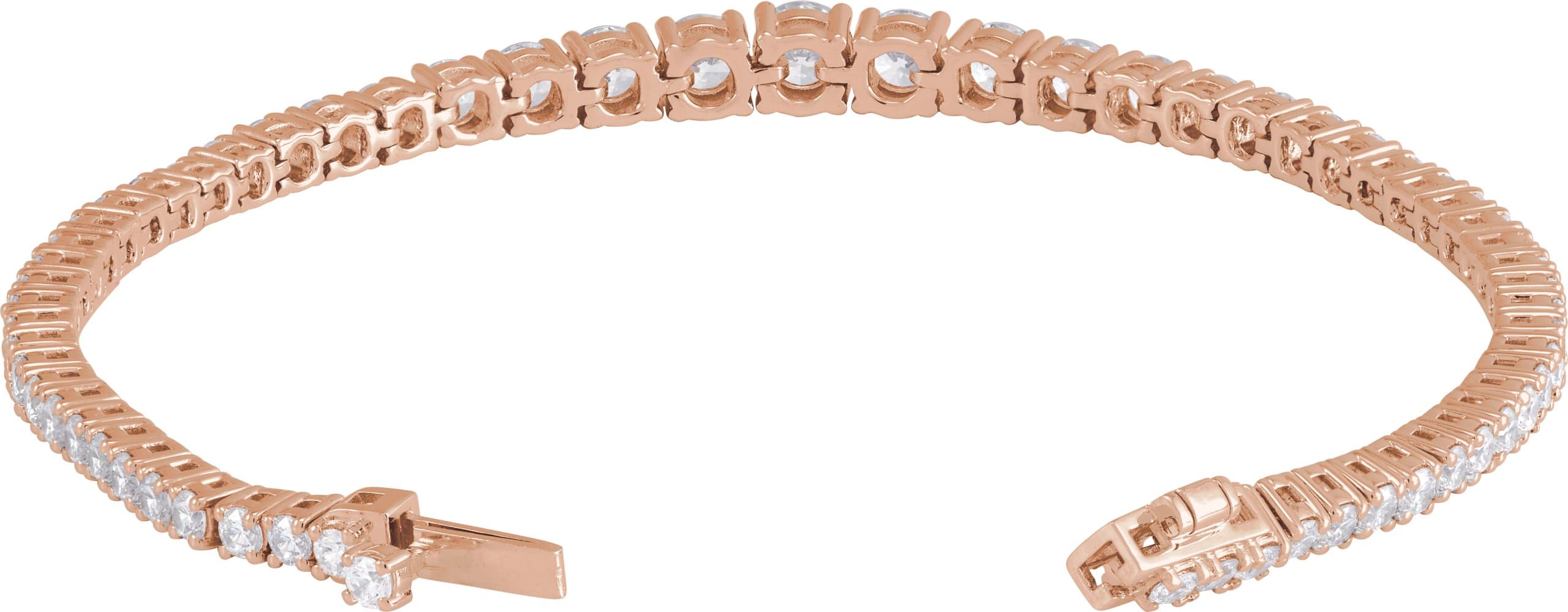 Lab-Grown Diamond Line Bracelet view 3