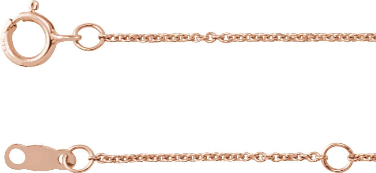 Bezel-Set Station Necklace view 3
