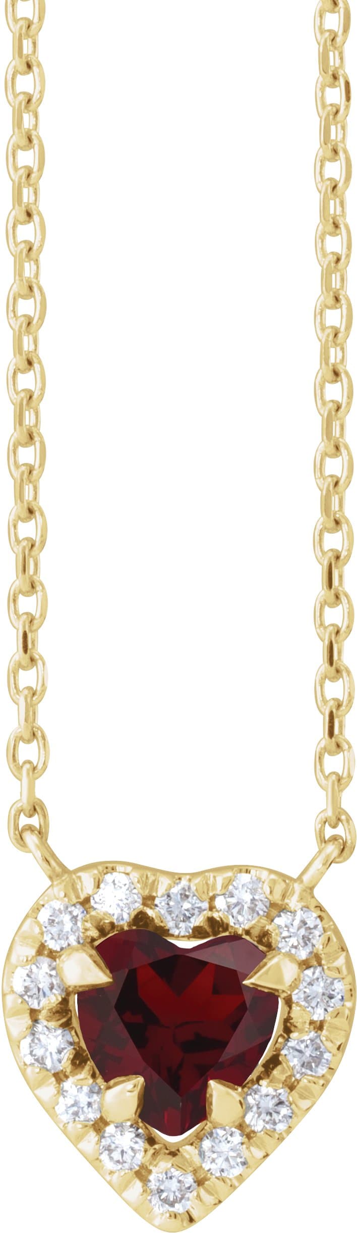 14K Rose Natural Black Onyx & 1/8 CTW Natural Diamond French-Set Halo-Style 18 Necklace