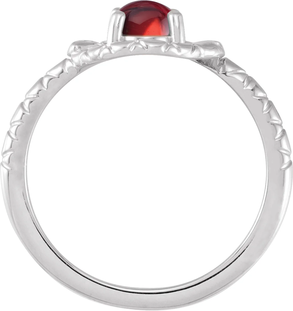Cabochon Snake Ring, view 3