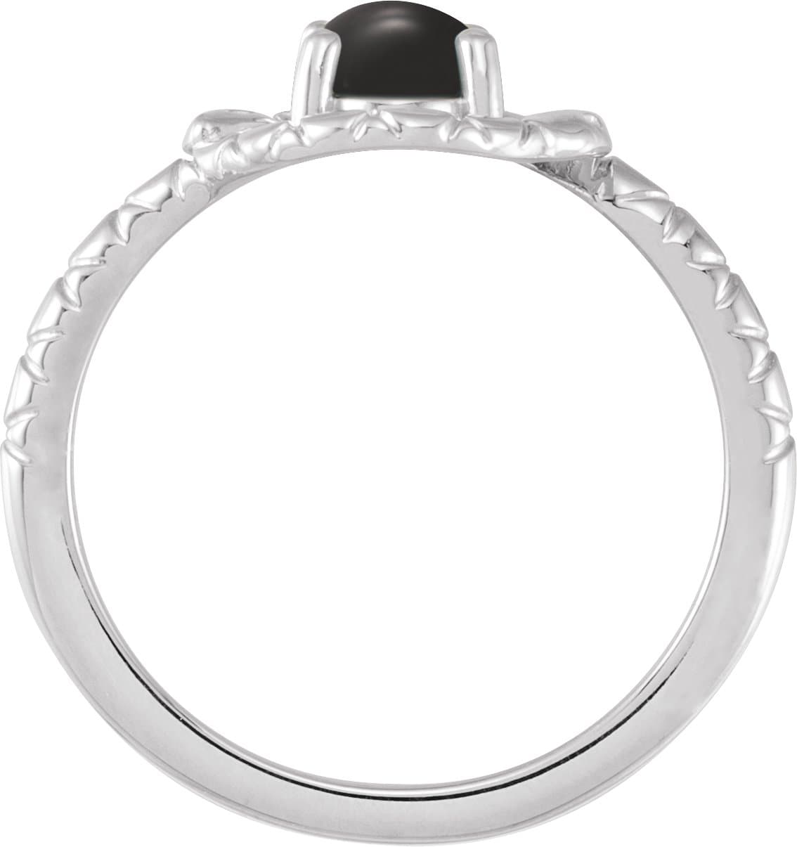 Cabochon Snake Ring view 2