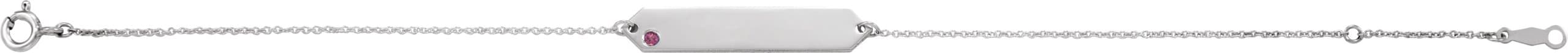 Engravable Geometric Bracelet view 2