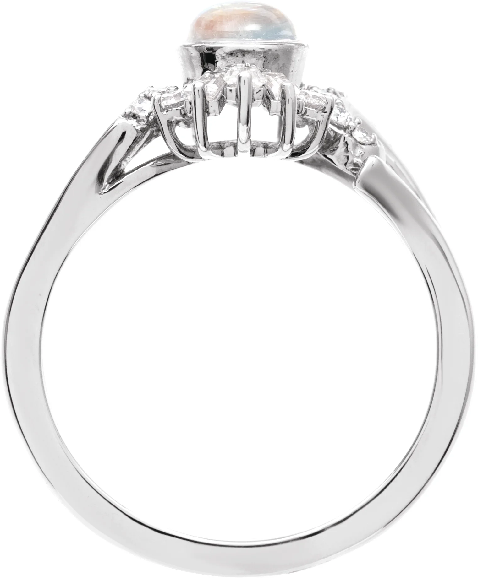 Halo-Style Ring, view 3