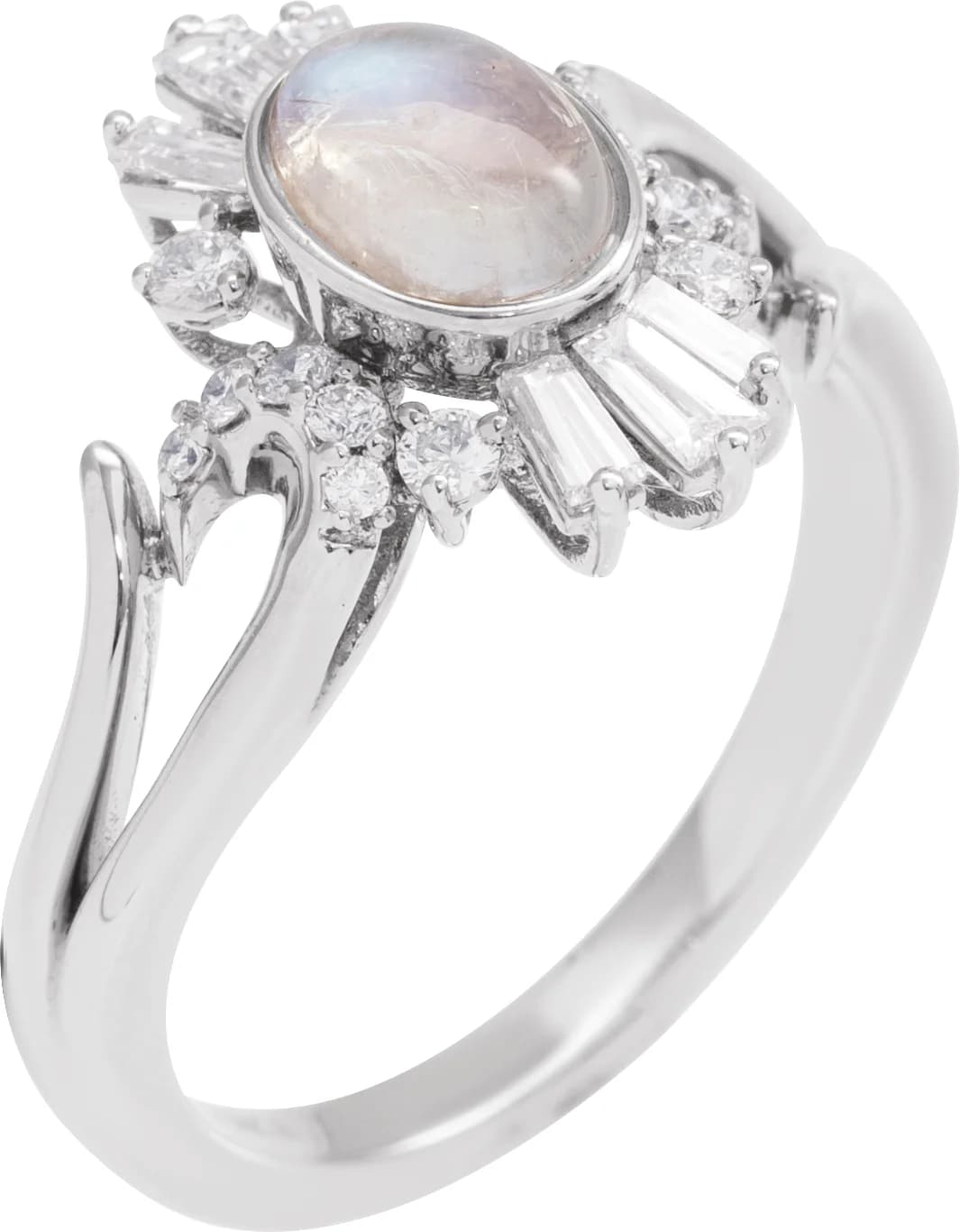 Halo-Style Ring, view 2