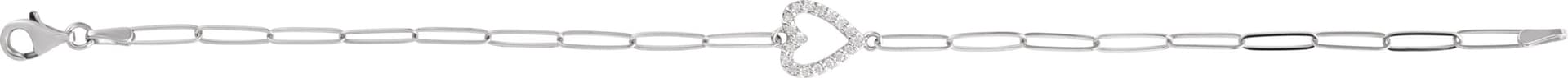 Accented Heart Bracelet view 3