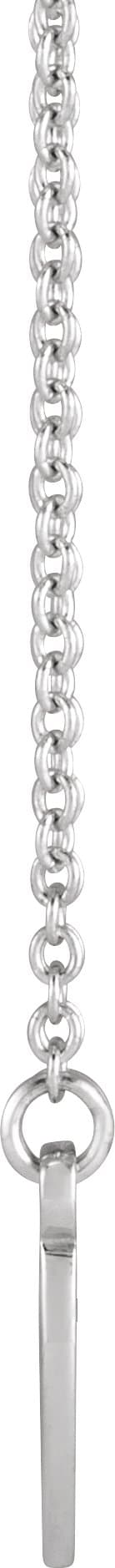 Engravable Family Heart Necklace or Center view 2